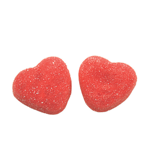 Fizzy Strawberry Heart 100g